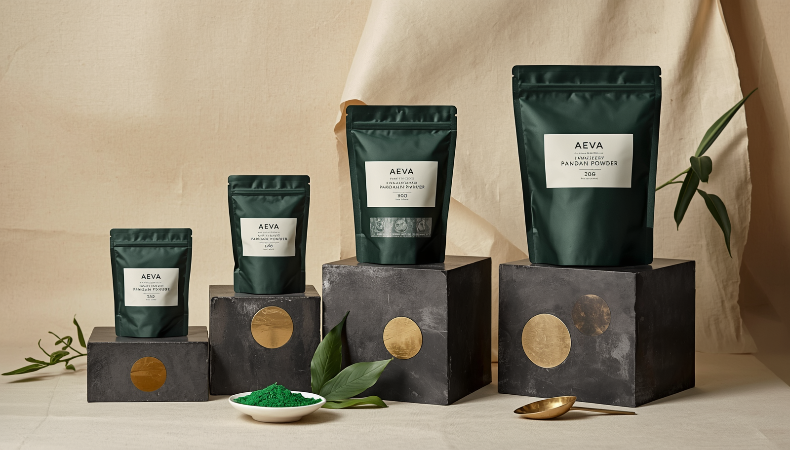 Organic Pandan Leaves Powder